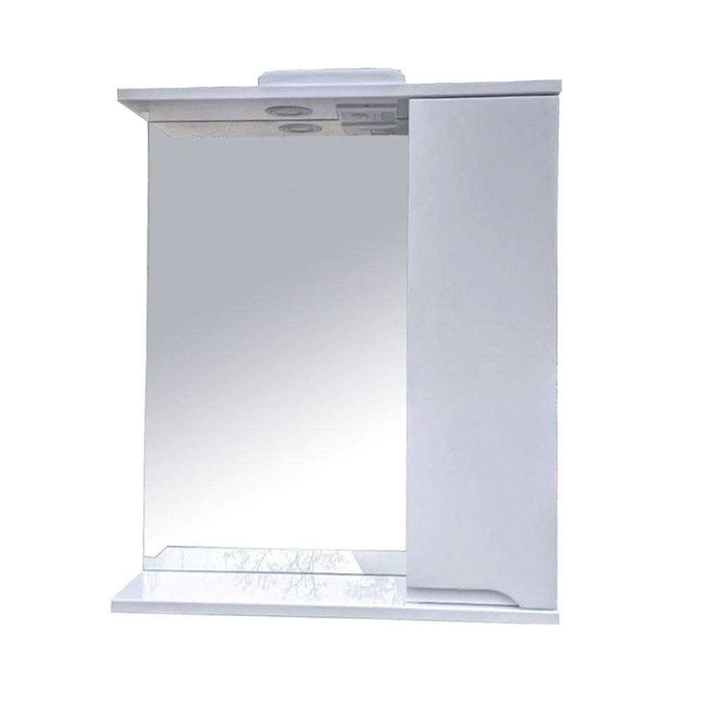 Дзеркало з шафкою Соло праве з підсвічуванням 80 см (1835634049)