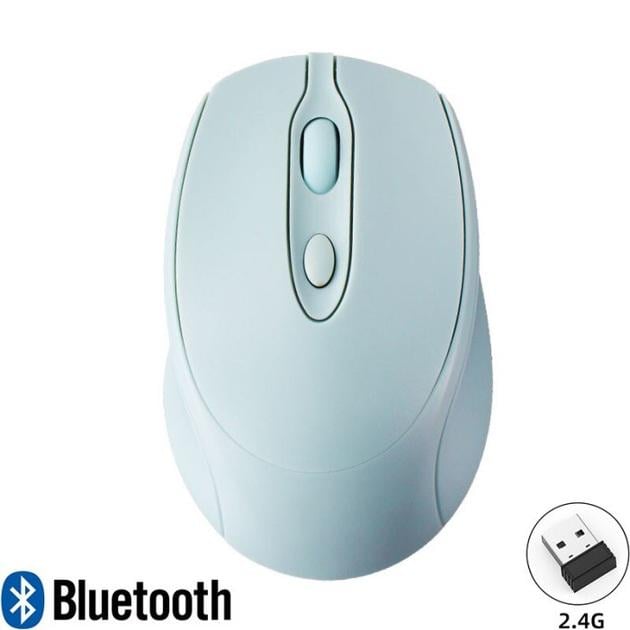 Миша бездротова Sensitive Bluetooth Mouse 2.4G Dual-Mode Blue - фото 2 Миша бездротова Sensitive Bluetooth Mouse 2.4G Dual-Mode Blue - фото 2