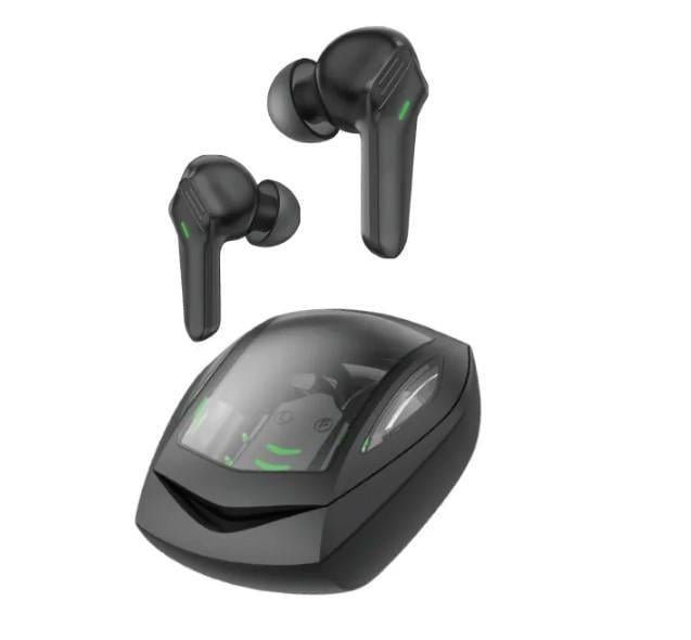 Наушники беспроводные Foneng TWS игровые вакуумные Черный (BL118)