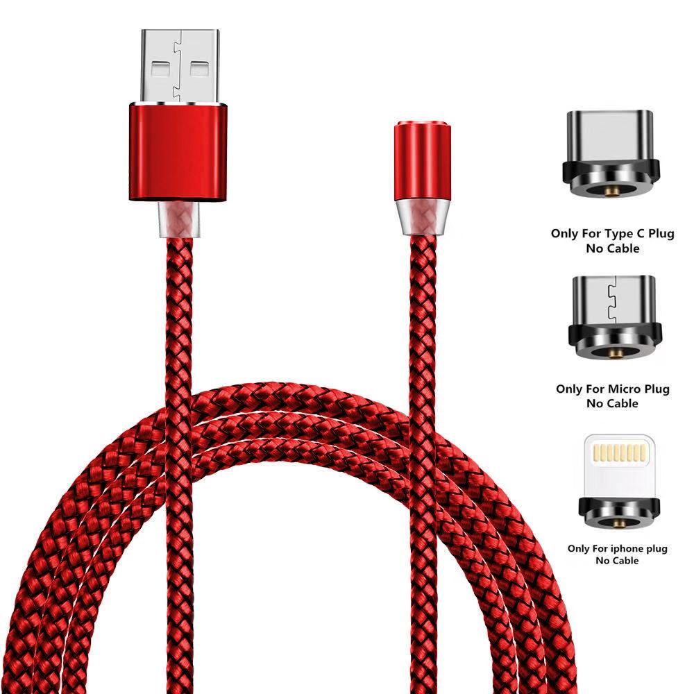 Магнітний кабель USB XOKO SC 350 Magneto Lightning, Micro USB Type C 1,20 м