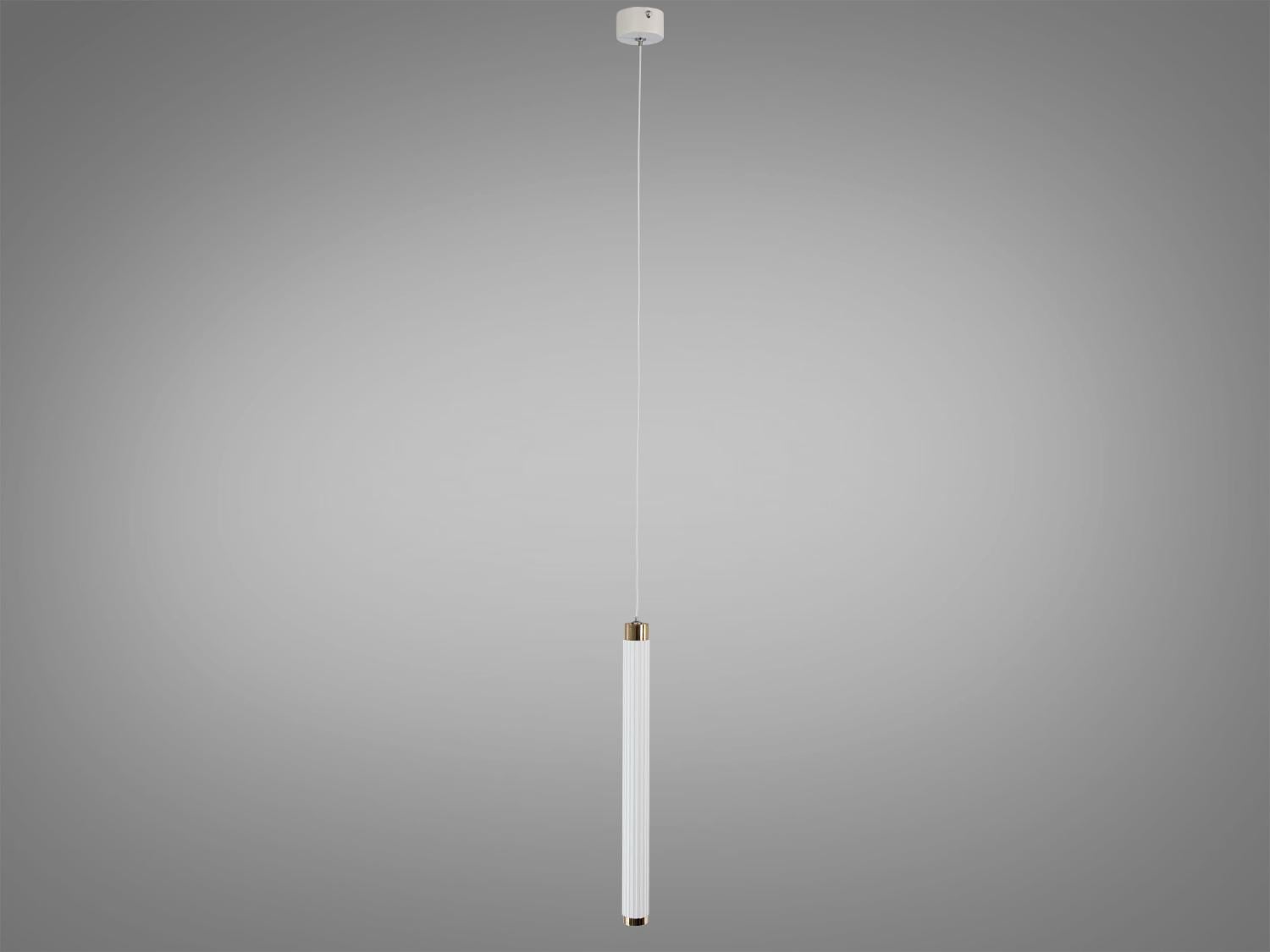 Подвесной светильник Diasha QY-H1189W-B LED 6 Вт цилиндрический белый (34334120)