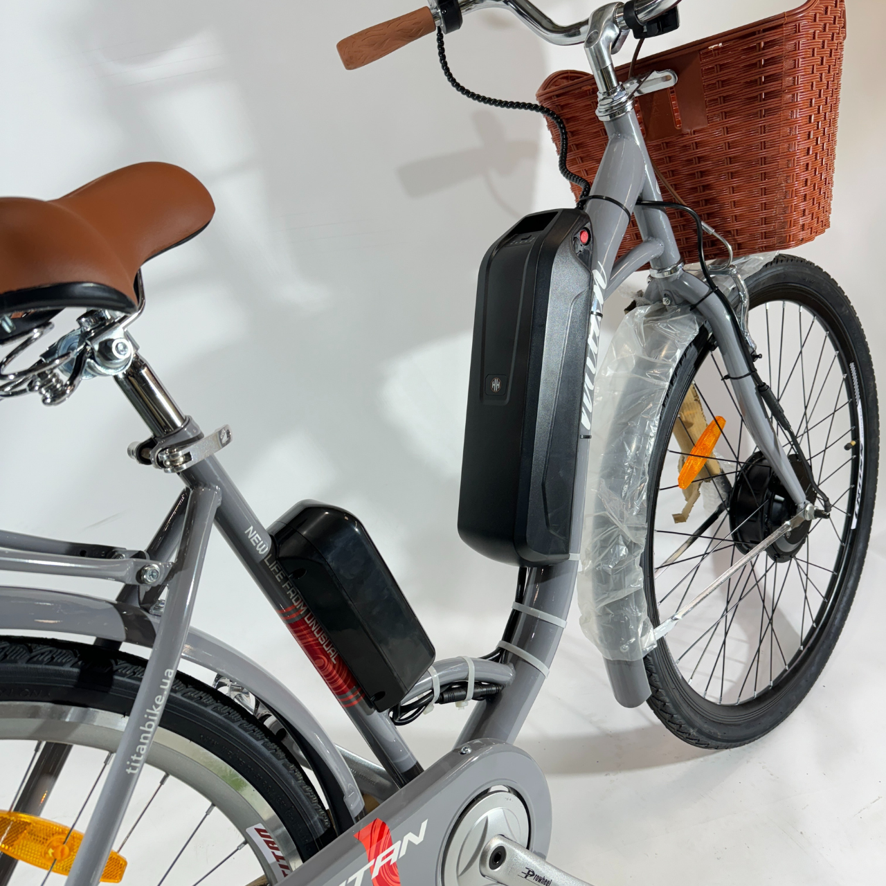 Велосипед з Е-комплектом 26" Cross Milan 48В 500 Вт 15 Ah / індикаторна ручка до 60 км запас ходу - фото 6