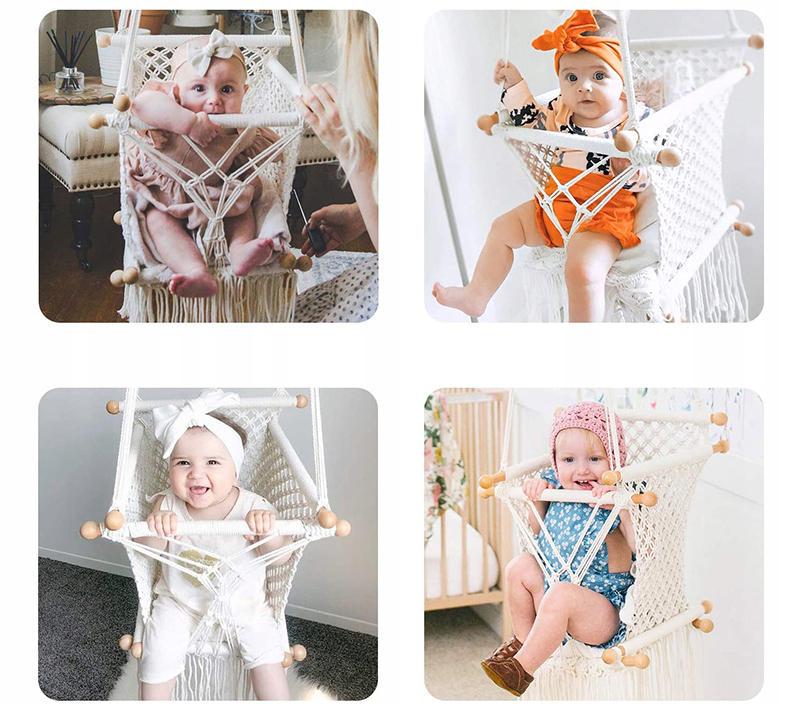 Кресло-качели подвесные Al4HOME Garden для младенцев и детей (14959299) - фото 4