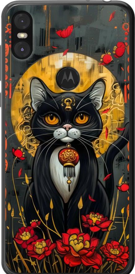 Чехол на Motorola One China Cat (6134u-1589-42517)