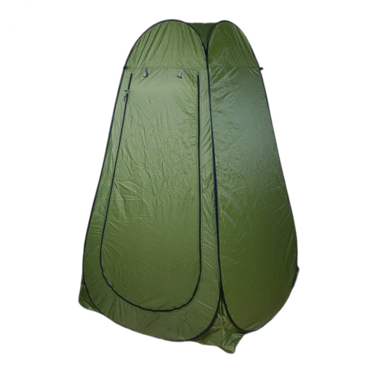 Палатка-кабинка туристическая складная 190х120х120 см с подвесным душем на 20 л Зеленый (9a0f3994) - фото 2 Палатка-кабинка туристическая складная 190х120х120 см с подвесным душем на 20 л Зеленый (9a0f3994) - фото 2
