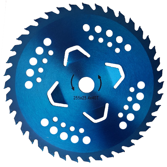 Диск для мотокосы 40Т и 4 ножа победит 255 мм (19093)