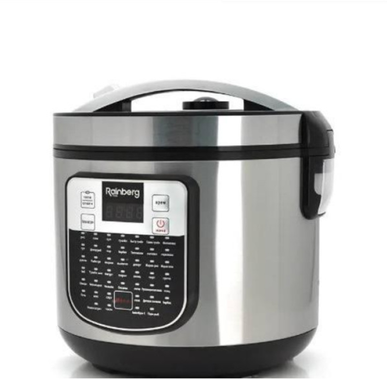 Мультиварка RB-6209 1000 Вт 45 програм 6 л і йогуртниця RB-6209 Металік (29841644)