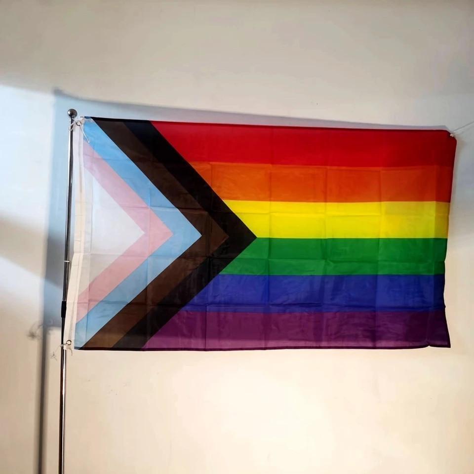 Флаг сообщества ЛГБТ Freedom flag 150х90 см Разноцветный