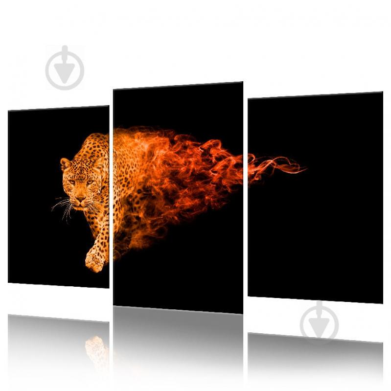 Модульная картина Тигр ADJ0014 размер 120 х 180 см