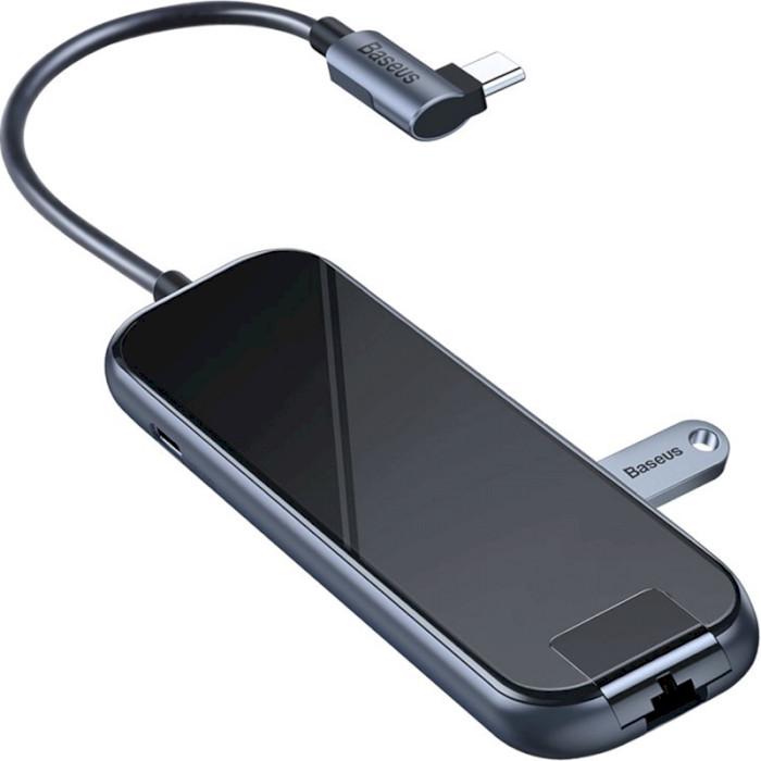 USB-хаб Baseus Mirror Series Multifunctional Deep Gray (CA -DZ0G)