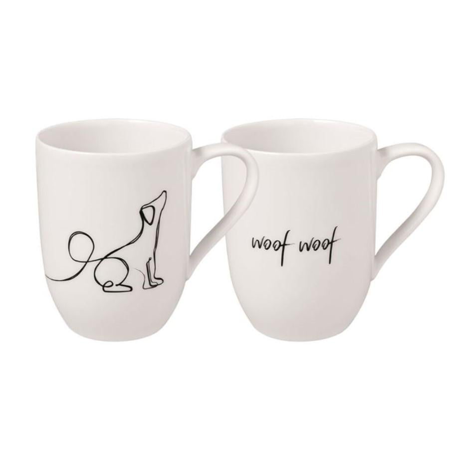 Набор чашек Villeroy & Boch Statement Dog 280 мл 2 шт. (1016218408)