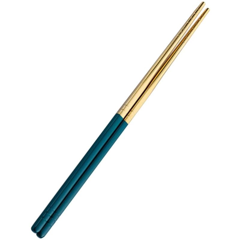 Палички для їжі Colored металеві з декором 22,5 см (728-1)