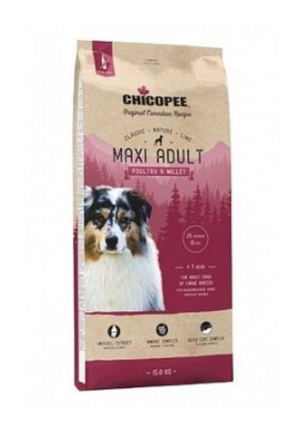 Корм сухой для собак Chicopee CNL Maxi Poultry & Millet 15 кг (015370)