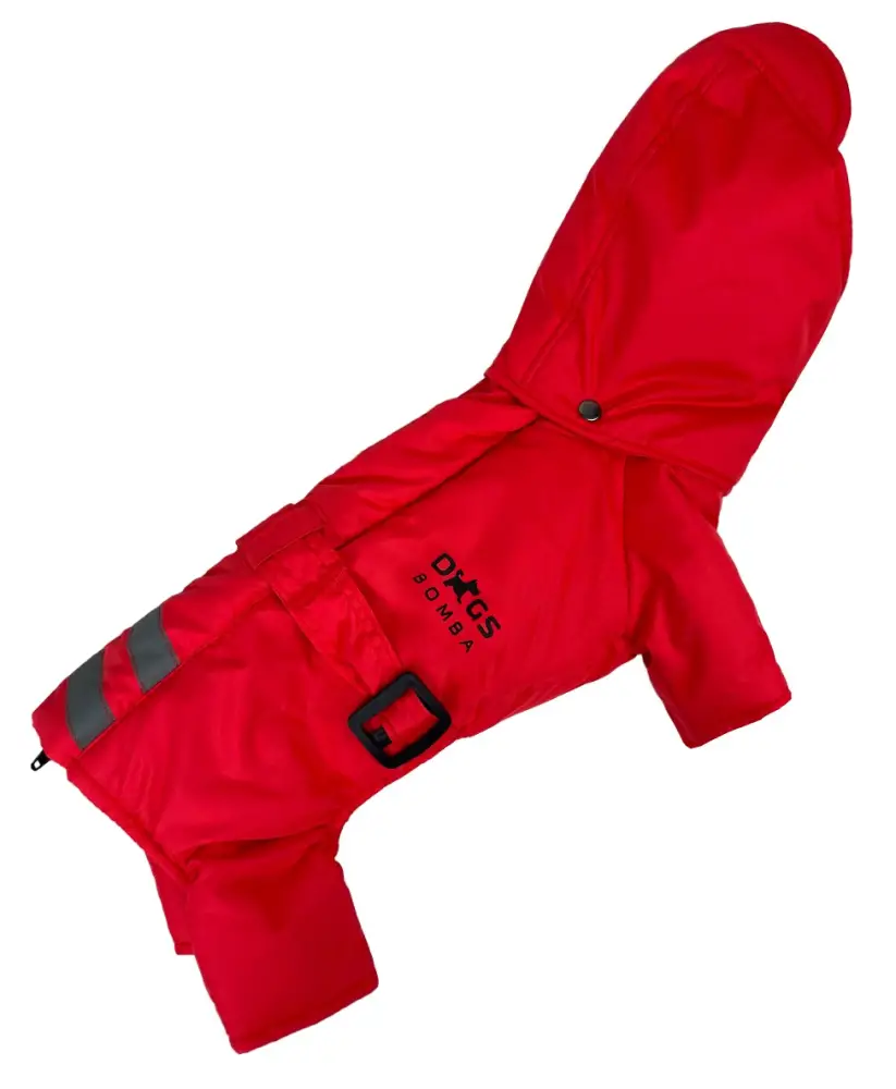 Комбінезон зимовий Dogs Bomba з поясом р. 4 Червоний
