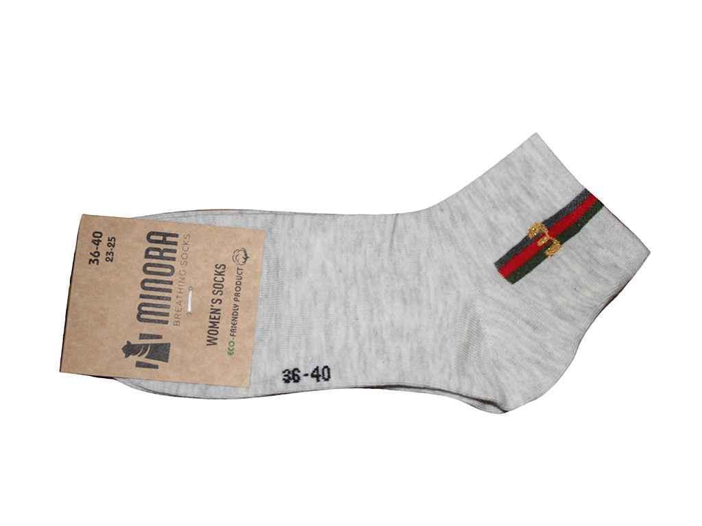 Шкарпетки жіночі MINORA 328 р. 36-40 Сірий (918440)