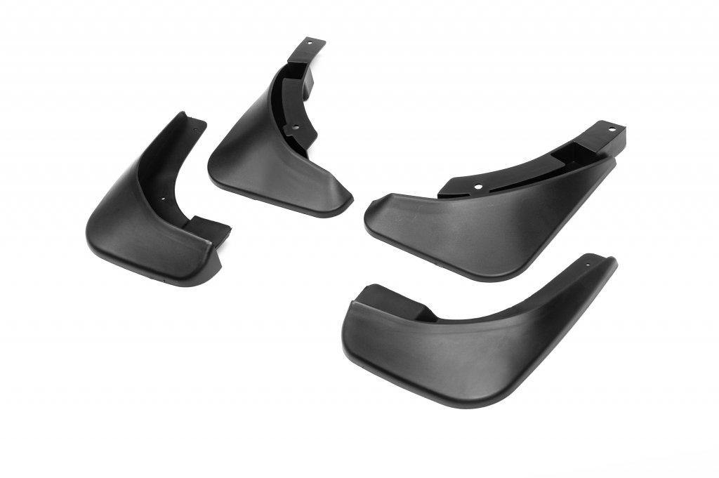 Брызговики Premium Dongmart для Skoda Octavia II A5 2010-2013 гг. резинопластик Черный