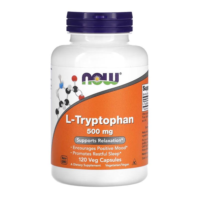 Триптофан NOW L-Tryptophan 500 мг 120 капс. (18264-01)