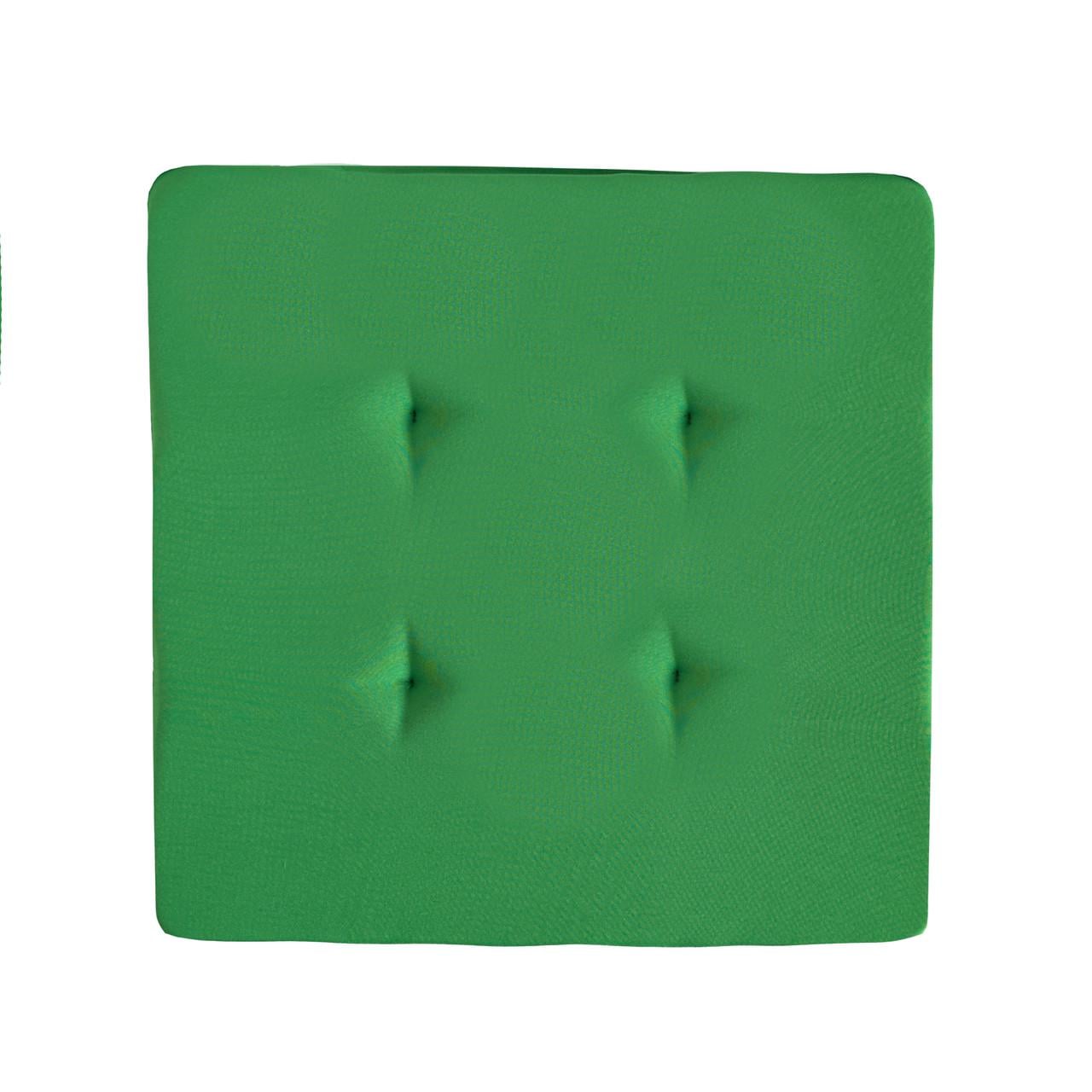 Подушка для стула/кресла/табурета 35х35х3 см Зеленый (2407452313)