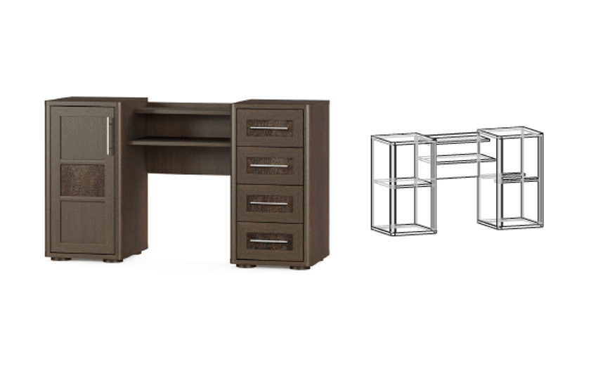 Спальня Мебель Сервис Токио 2 Венге темный (08515mbs) - фото 7 Спальня Мебель Сервис Токио 2 Венге темный (08515mbs) - фото 7