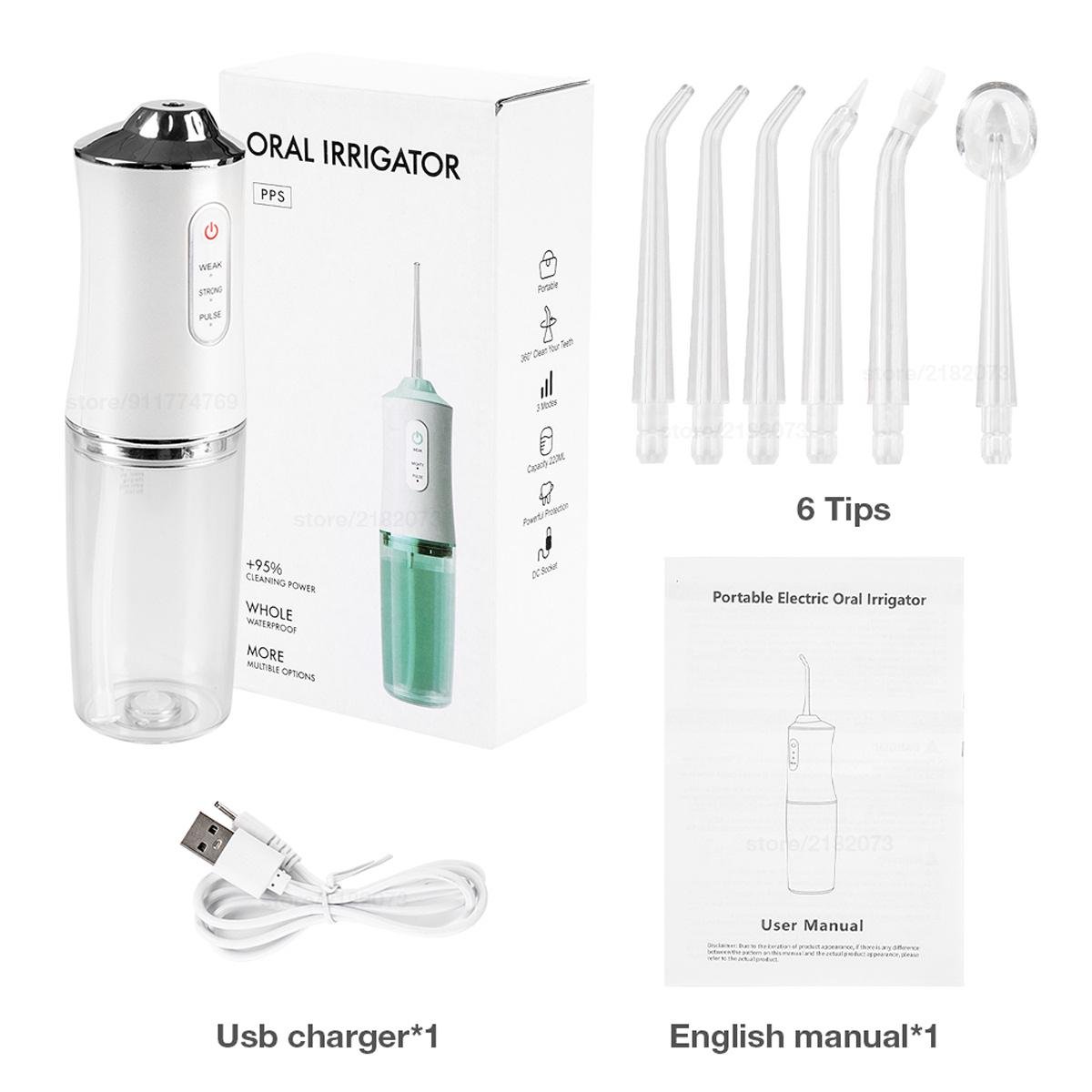 Іригатор для зубів Portable Oral Irrigator 230 мл - фото 3