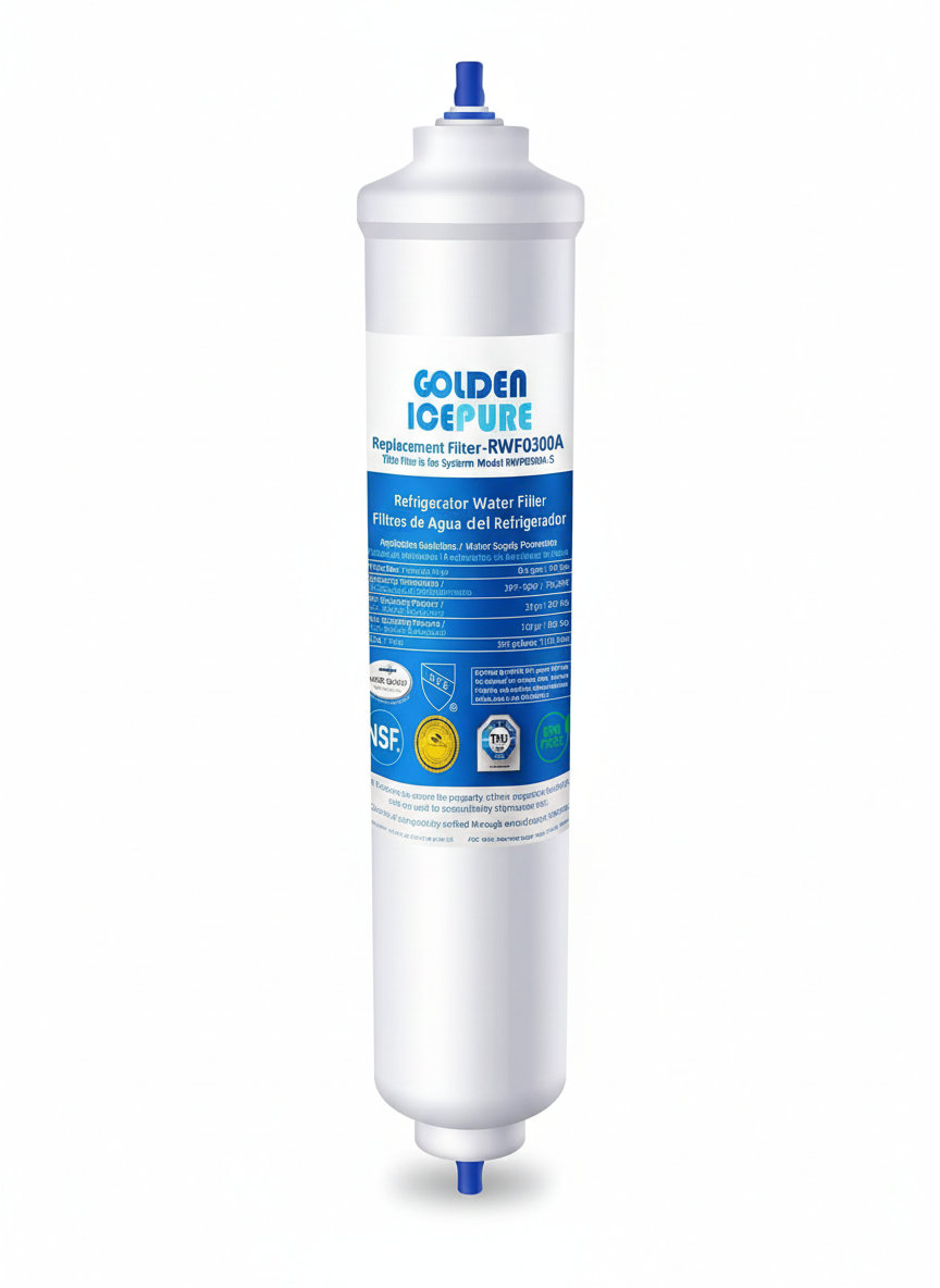 Фільтр для води в холодильник GOLDEN ICEPURE RWF0300A зовнішній 2 шт. (0418)