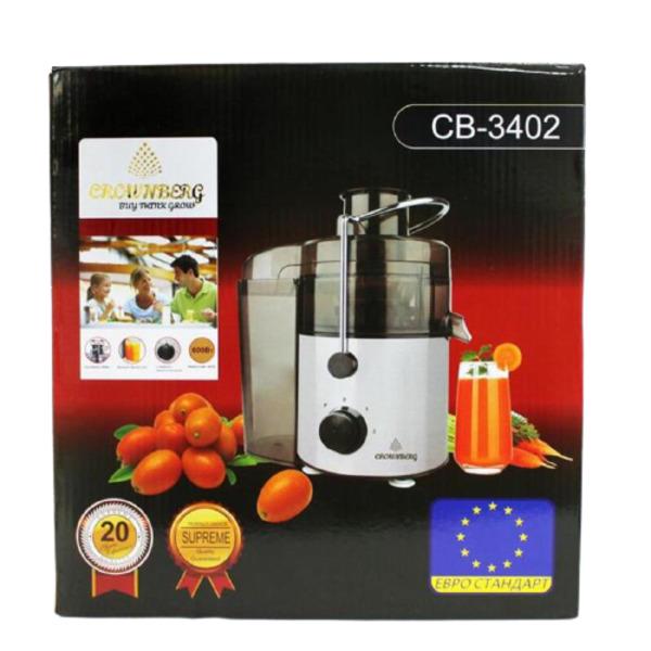 Соковижималка Crownberg CB-3402 1000 Вт (3095952) - фото 4