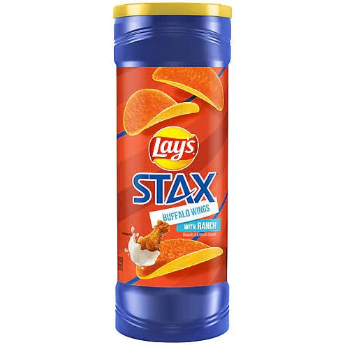 Чипси Lay's STAX Buffalo Wings with Ranch 155,9 г (1671263421) Чипси Lay's STAX Buffalo Wings with Ranch 155,9 г (1671263421)