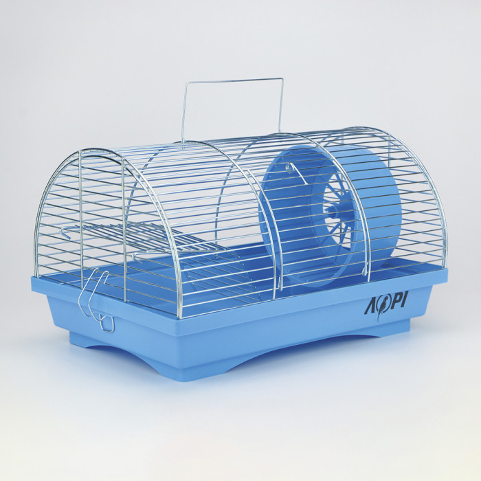 Клітка для хом'яка Бунгало 1 330х230х200 мм оцинкована Блакитний (2424603991) Клітка для хом'яка Бунгало 1 330х230х200 мм оцинкована Блакитний (2424603991)