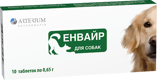 Пігулки Arterium Енвайр для собак 10 таб. (FG-GF-VE-TA010)