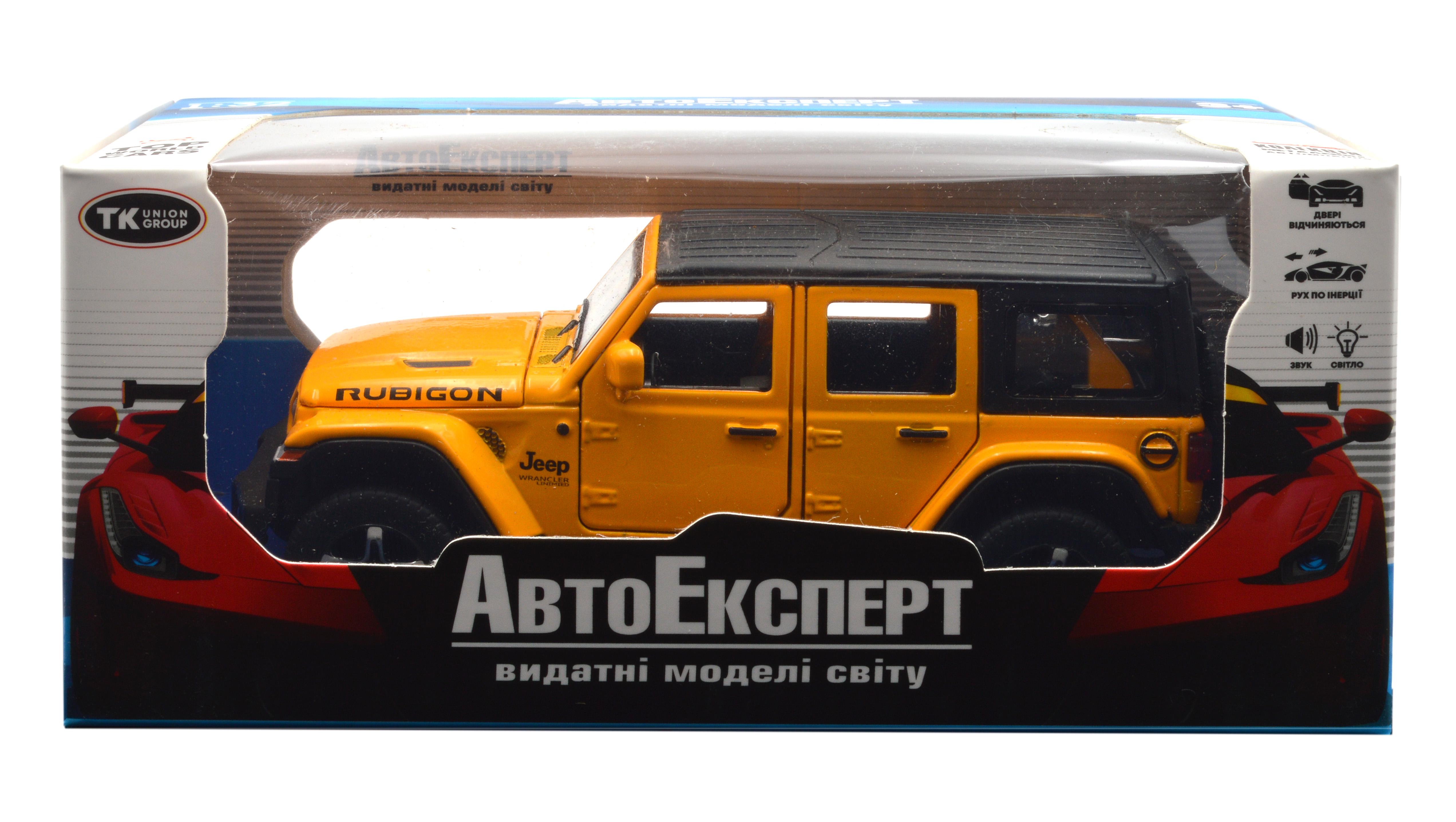 ᐉ Модель металлическая Jeep Wrangler Rubicon масштаб 1:32/инерция
