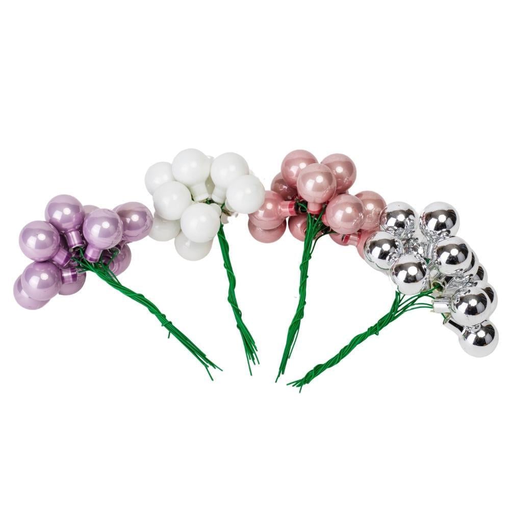 Набір ялинкових кульок Зимові ягідки 2 см х 144 шт. Нюдовий (6024-022) - фото 2 Набір ялинкових кульок Зимові ягідки 2 см х 144 шт. Нюдовий (6024-022) - фото 2