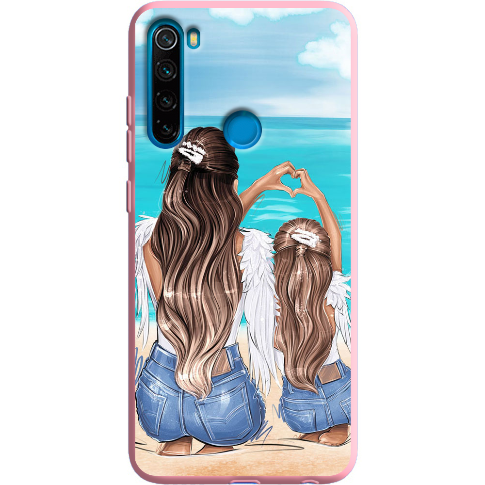 Чехол Boxface Xiaomi Redmi Note 8 Family Vacation Розовый силикон (38214-up2380-38684)