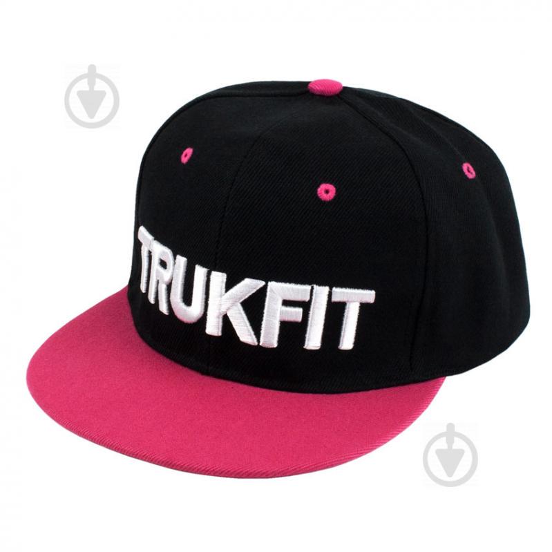Бейсболка Snapback Beani'qe TRUKFIT One sizе Чёрный+розовый One sizе (23213)