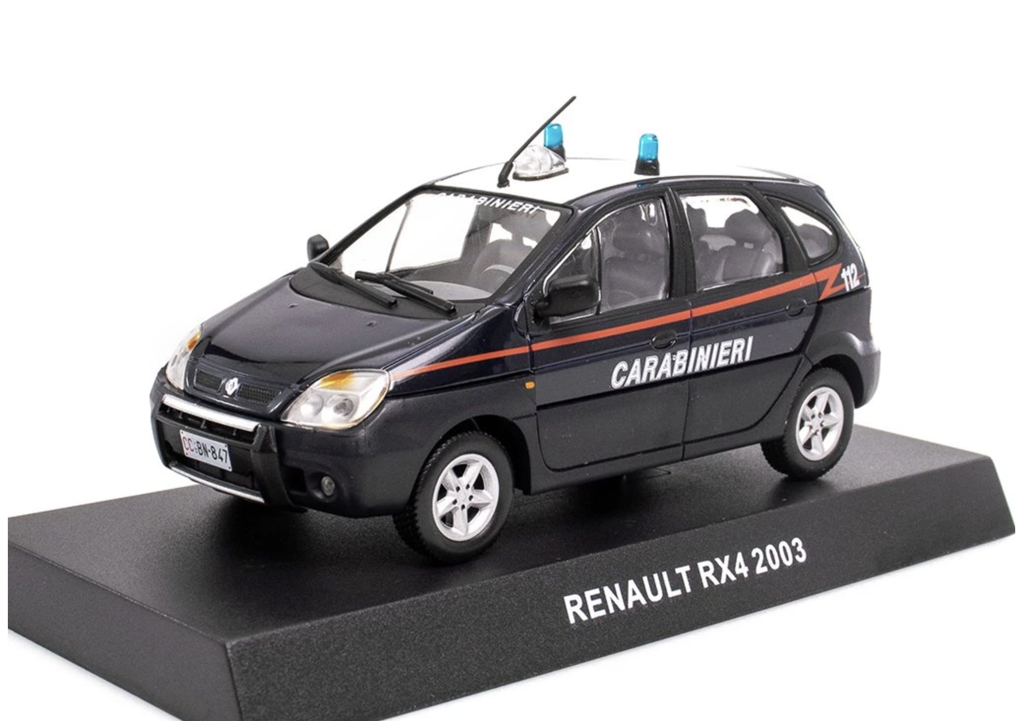 Коллекционная модель Renault RX4 2003 года Carabinieri DeAgostini 1:43