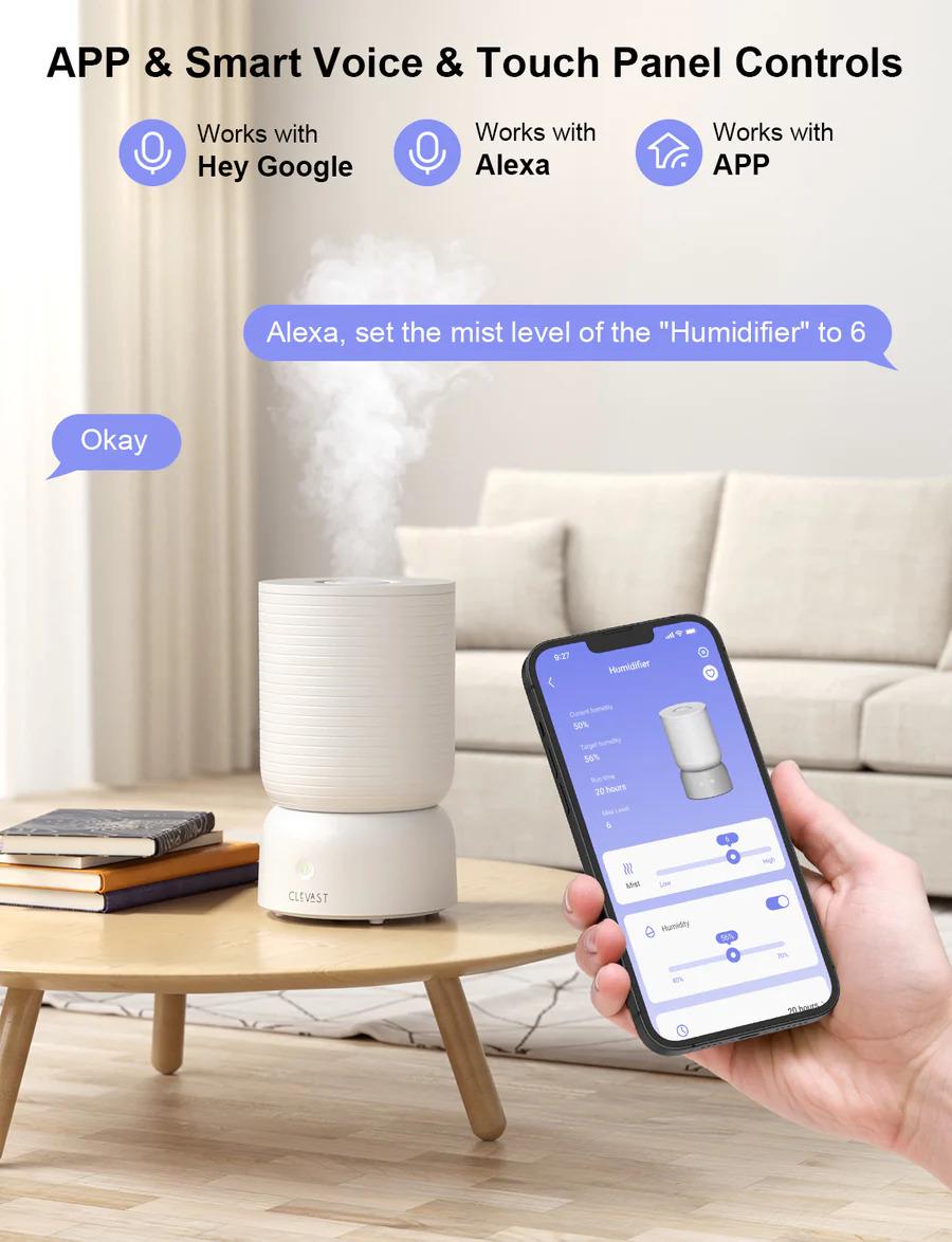 Зволожувач повітря Clevast Smart CL-HD01 (30625889) - фото 7 Зволожувач повітря Clevast Smart CL-HD01 (30625889) - фото 7