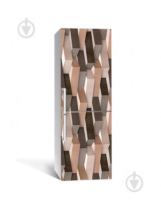 Наклейка на холодильник Zatarga «Испанская кладка» 650х2000 мм виниловая 3Д наклейка декор на кухню Наклейка на холодильник Zatarga «Испанская кладка» 650х2000 мм виниловая 3Д наклейка декор на кухню