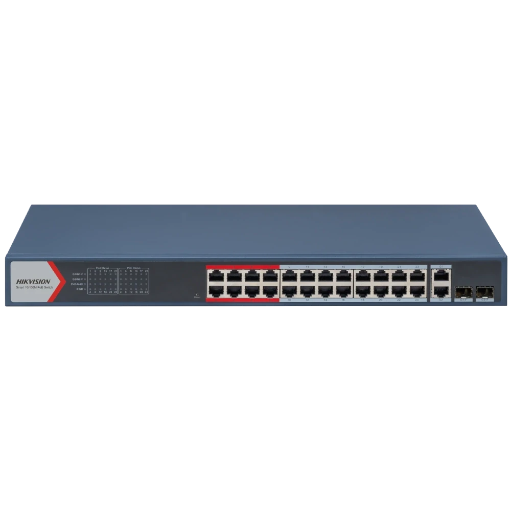 Комутатор 26 портів керований Hikvision DS-3E1326P-EI B POE (2957215535)