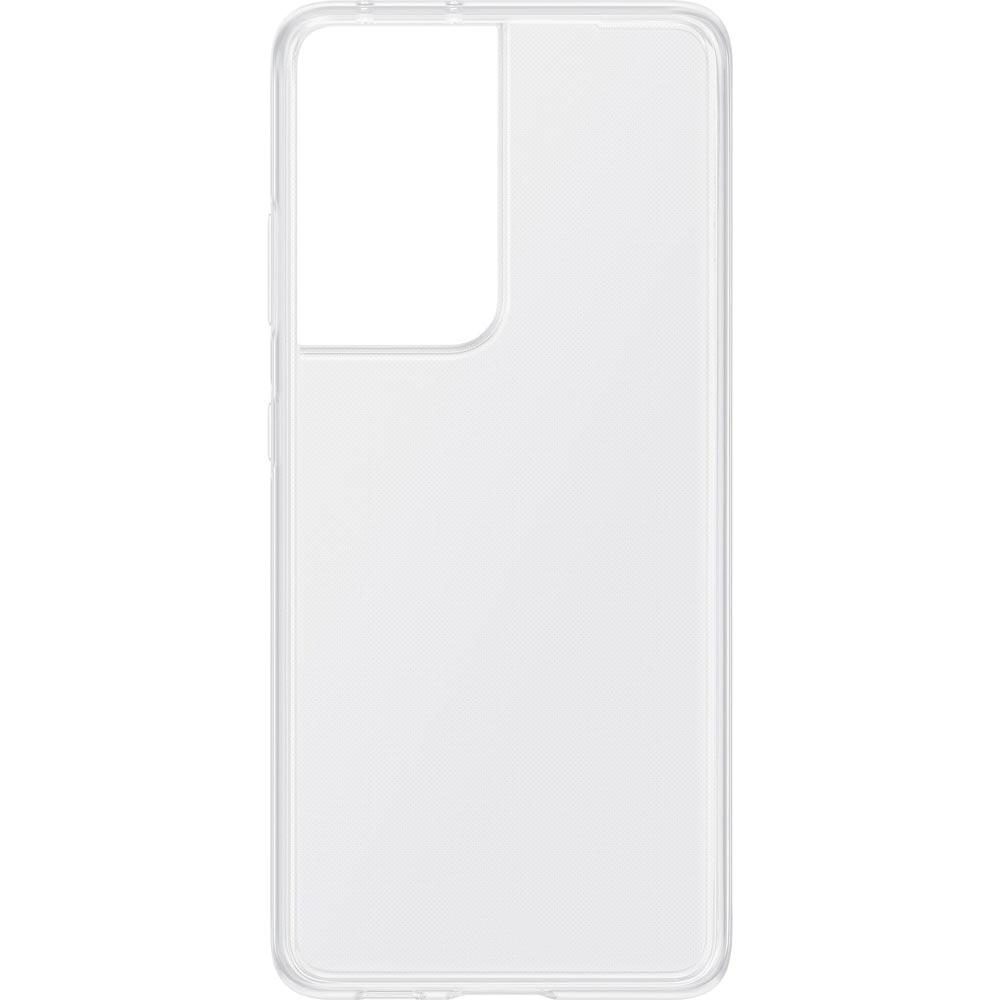 Чехол Silicone Case WS Samsung S21 Ultra (G998) Прозрачный