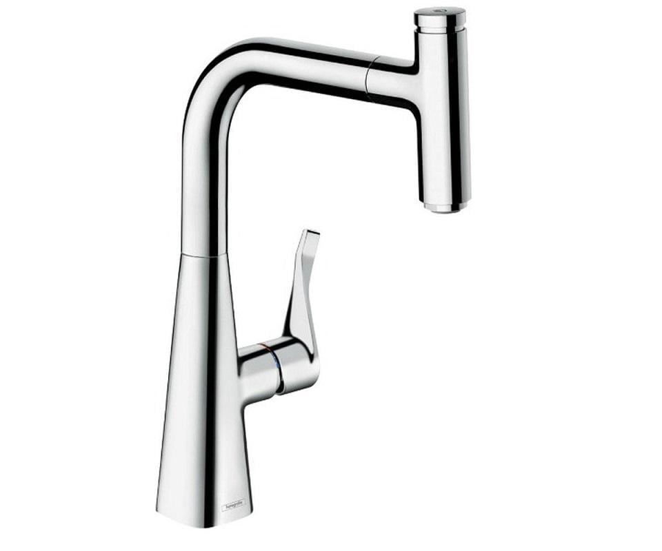 Кухонний змішувач з лійкою Hansgrohe Metris 14857000 (24897)