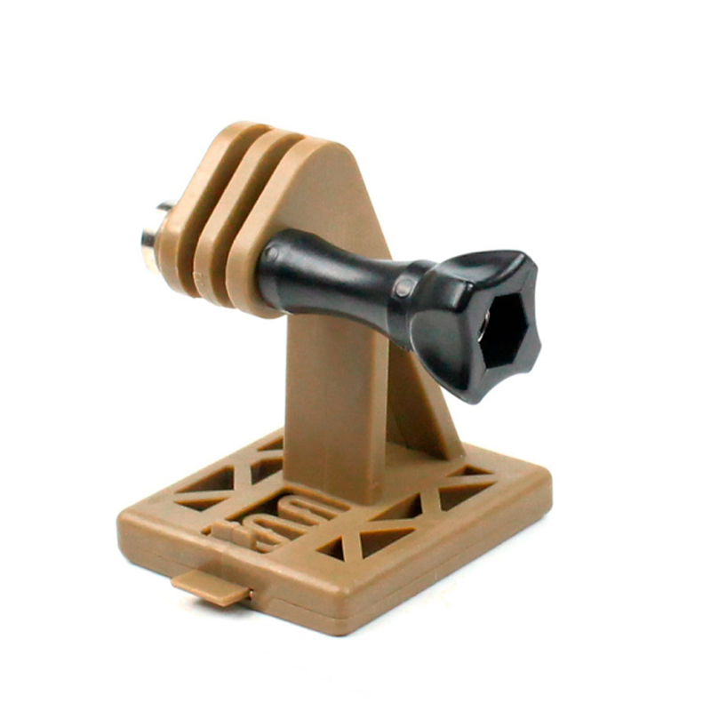 Крепление на военный шлем для экшн-камер GoPro/DJI Action под шрауд ПНБ NVG Койот (10447-130)