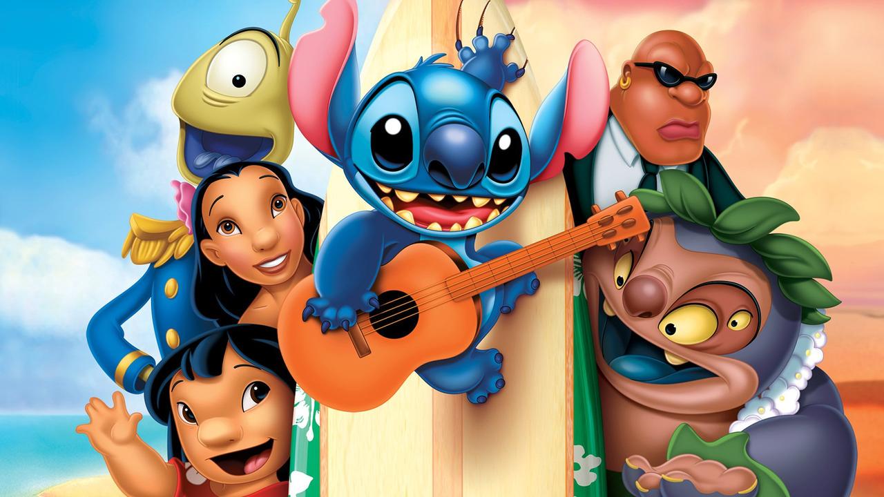 Картина GeekLand Лило и Стич Lilo and Stitch 60х40 см (3.10)