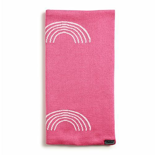 Плед для новорожденных Twins Rainbow 80x80 см Розовый