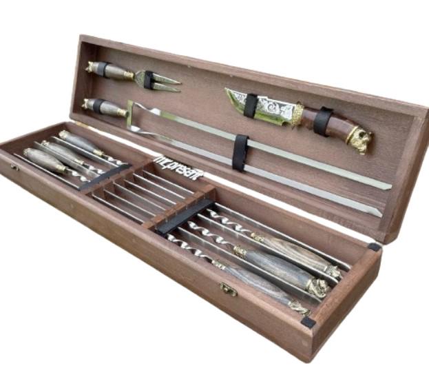 Набір шампурів Lux-Premium №11 ручної роботи (19217500)