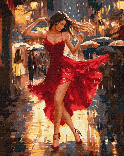 Картина за номерами Ideyka Танець під дощем 40x50 см (Id-KHO8498)