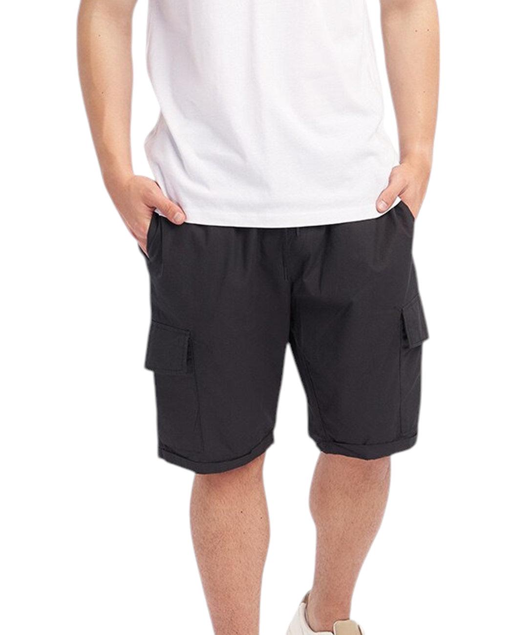 Шорти-бермуди карго чоловічі Kenvelo 10502205.100 M Чорний (2050002858411)