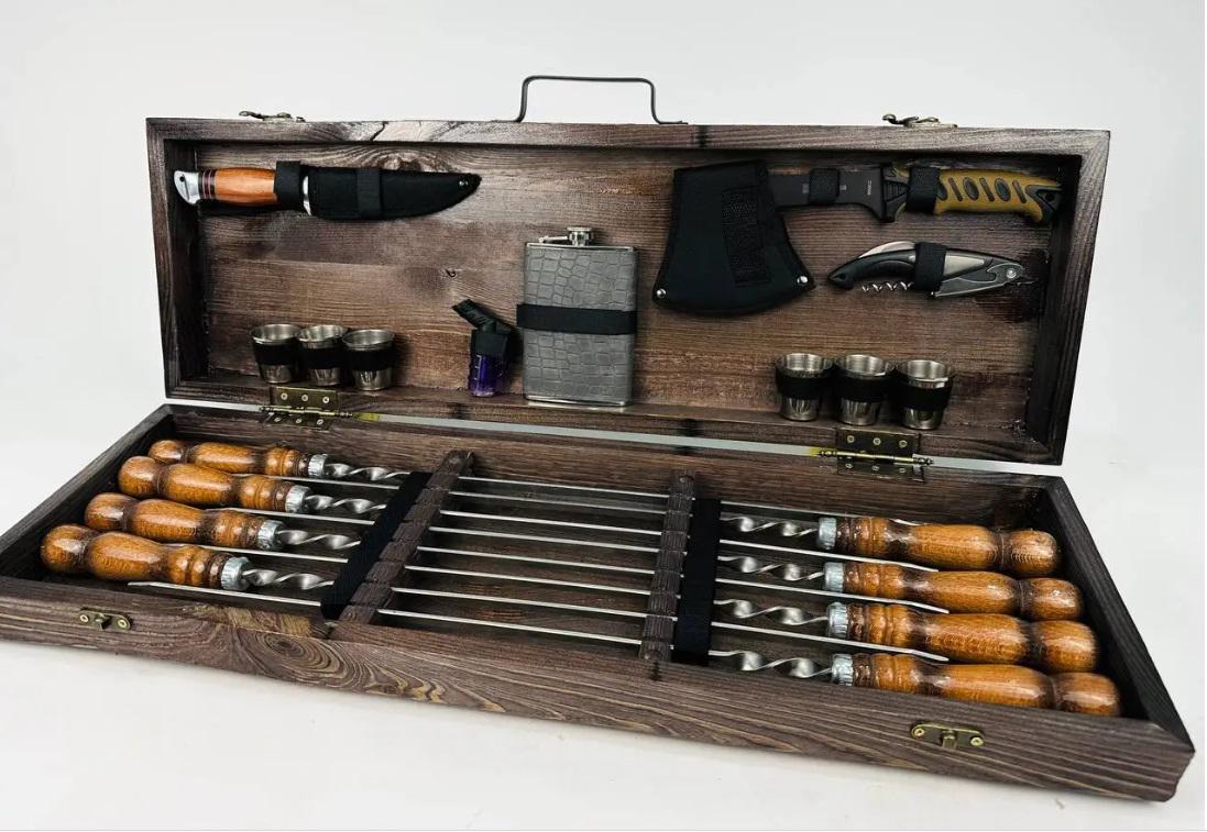 Набор шампуров в кейсе Охотник (21-10-KS-7610) - фото 2