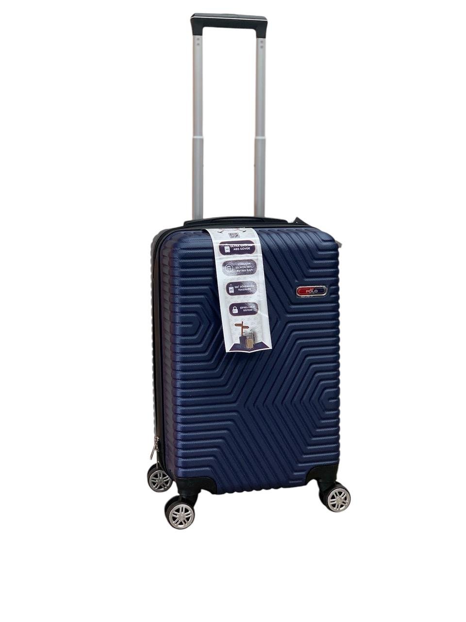 Валіза Polo ПК007-S полікарбонат на 4-х подвійних колесах маленька S 50 л Синій - фото 1 Валіза Polo ПК007-S полікарбонат на 4-х подвійних колесах маленька S 50 л Синій - фото 1