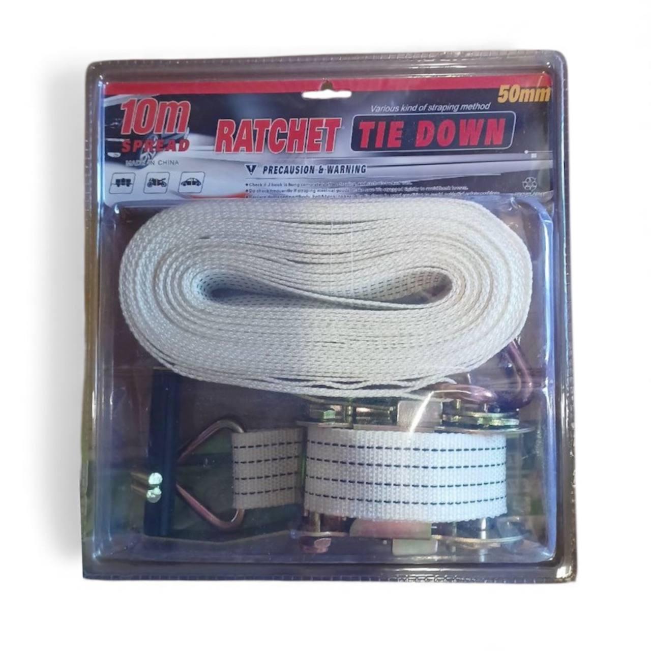 Автомобильный стяжной ремень с храповым механизмом 10 м (de86097f)