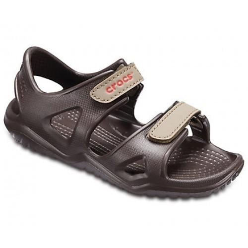 Босоножки Crocs Swiftwater River Sandal р. C10/EUR 27-28 Espresso/Khaki (7159147) - фото 2