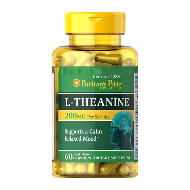 Теанин Puritan's Pride L-Theanine 200 мг 60 капс. (11366-01) Теанин Puritan's Pride L-Theanine 200 мг 60 капс. (11366-01)